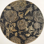 Luxe Black And Gold Placemats Set Of 6 Nestasia