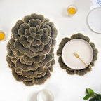 Luxe Bloom Radiance Table Mat Set Of 6 Nestasia