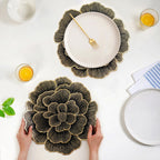 Luxe Bloom Radiance Table Mat Set Of 6 Nestasia