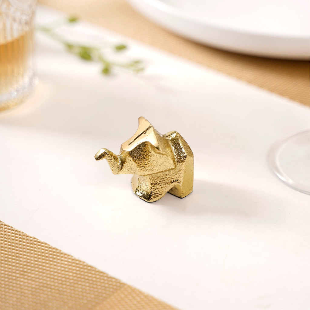 Luxe Elephant Dining Place Card Holder Nestasia
