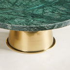 Luxe Green Marble Round Cake Stand Nestasia