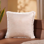 Luxe Lattice Embroidered Cushion Cover 40x40cm Nestasia