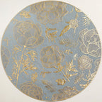 Luxe Grey Gold Table Mat Set Of 6 Nestasia