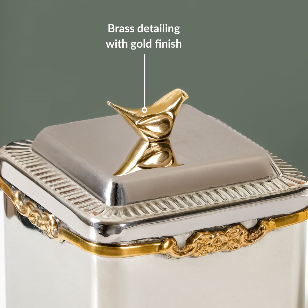 Luxe Bird Decorative Jar Nestasia
