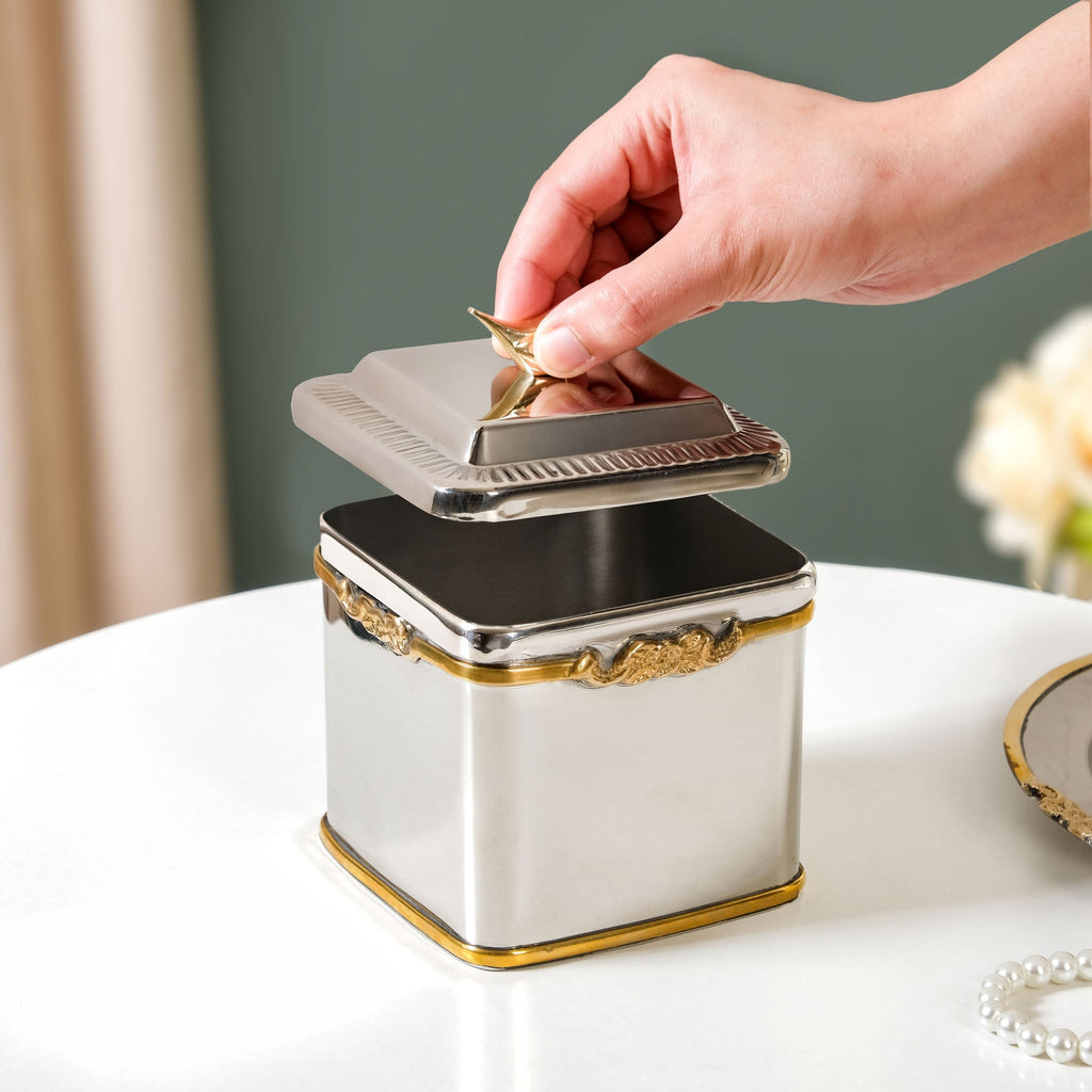 Luxe Bird Decorative Jar Nestasia