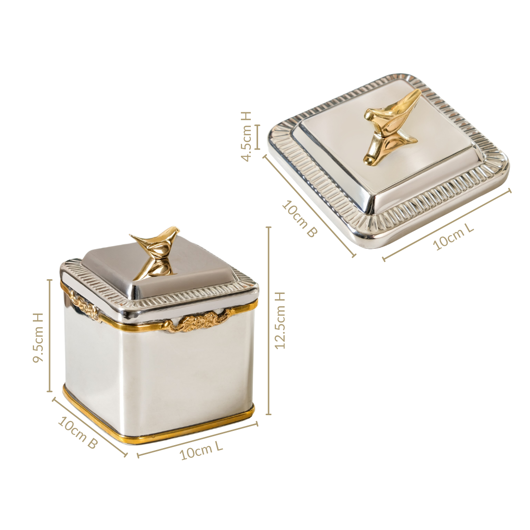Luxe Bird Decorative Jar Nestasia