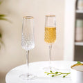 Luxe Champagne Glass Set Of 2 200ml Nestasia