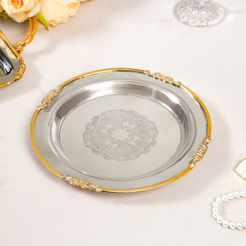 Luxe Dual Tone Decorative Tray Nestasia