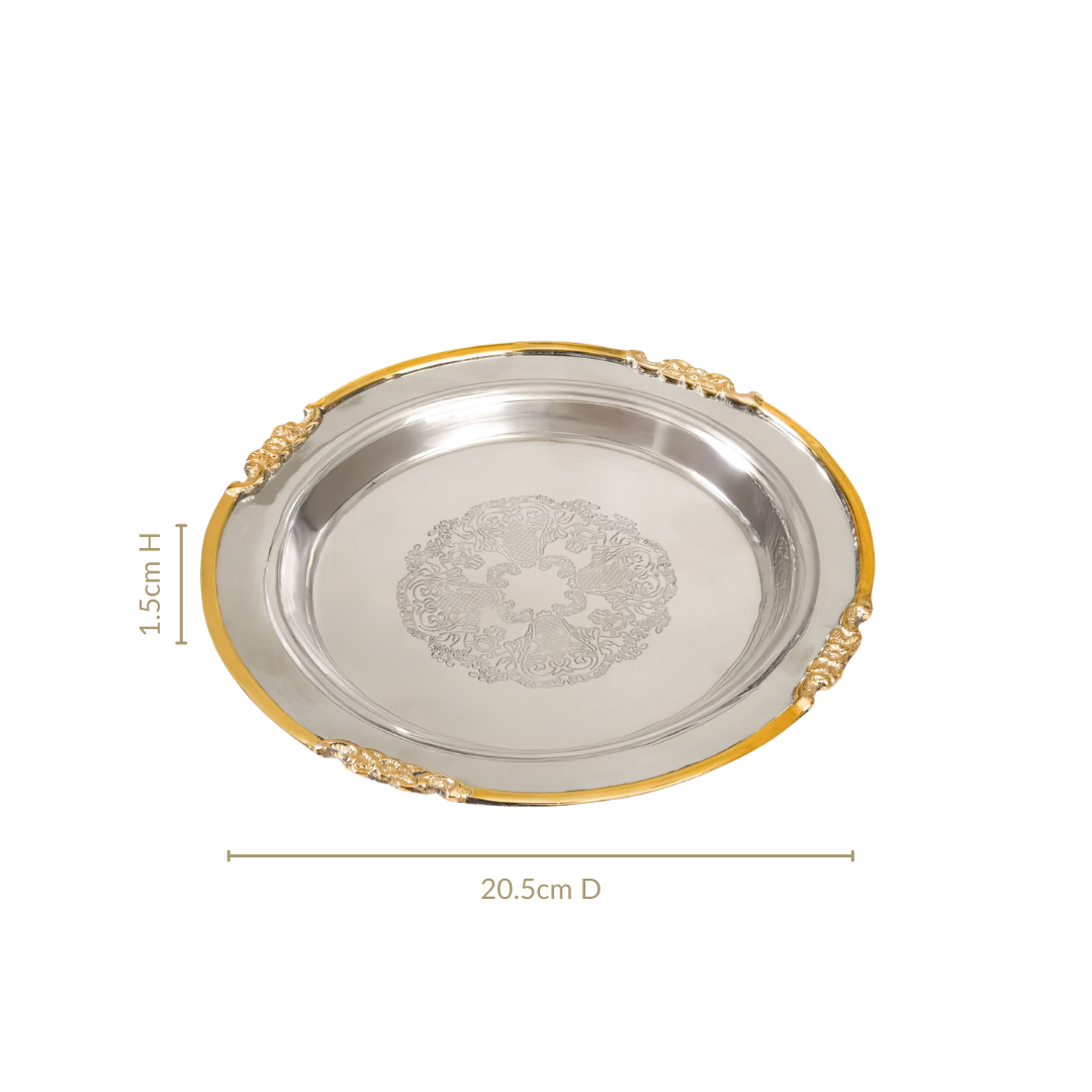 Luxe Dual Tone Decorative Tray Nestasia
