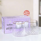 Luxe Gold Rim Tumbler Set Of 2 360ml Nestasia