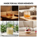 Luxe Gold Rim Tumbler Set Of 2 360ml Nestasia