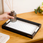 Luxe Table Top Organiser Tray Small White Nestasia