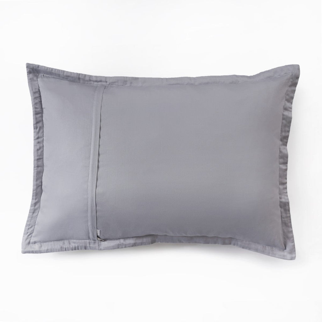 Luxury Embroidered King Size Bed Cover Grey Nestasia