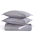 Luxury Embroidered King Size Bed Cover Grey Nestasia