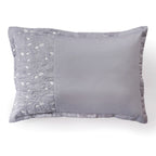 Luxury Embroidered King Size Bed Cover Grey Nestasia