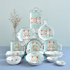 Bear Plate with Handle Nestasia