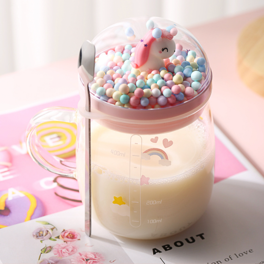 Unicorn Glass Cup Nestasia