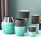 Blue Contemporary Vase Nestasia
