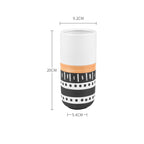 White Ethnic Vase Nestasia