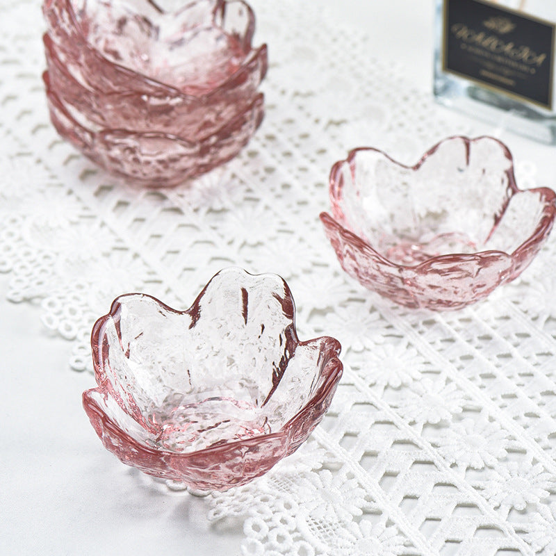 Sakura Styled Glass Dip Bowl Set of 2 Nestasia
