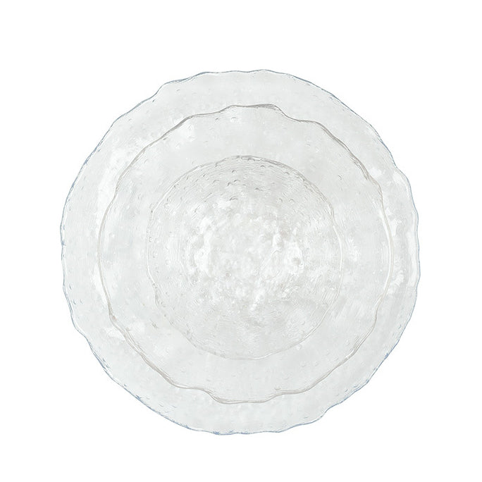 Modern Textured Plate and Bowl Set of 3 Nestasia