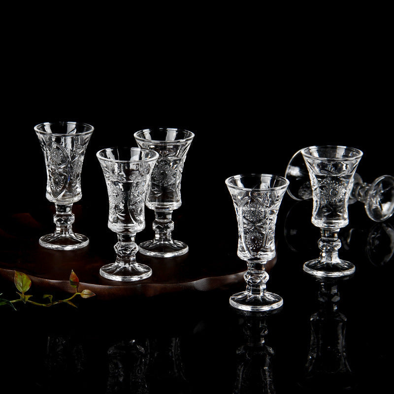 Designed Small Stemmed Glass Set of 2 Nestasia
