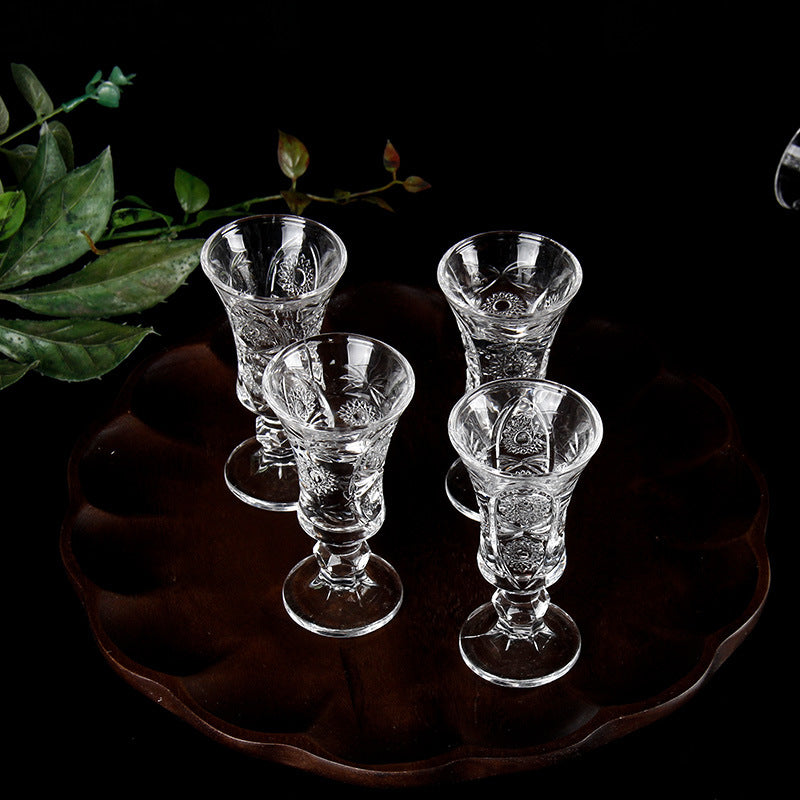 Designed Small Stemmed Glass Set of 2 Nestasia