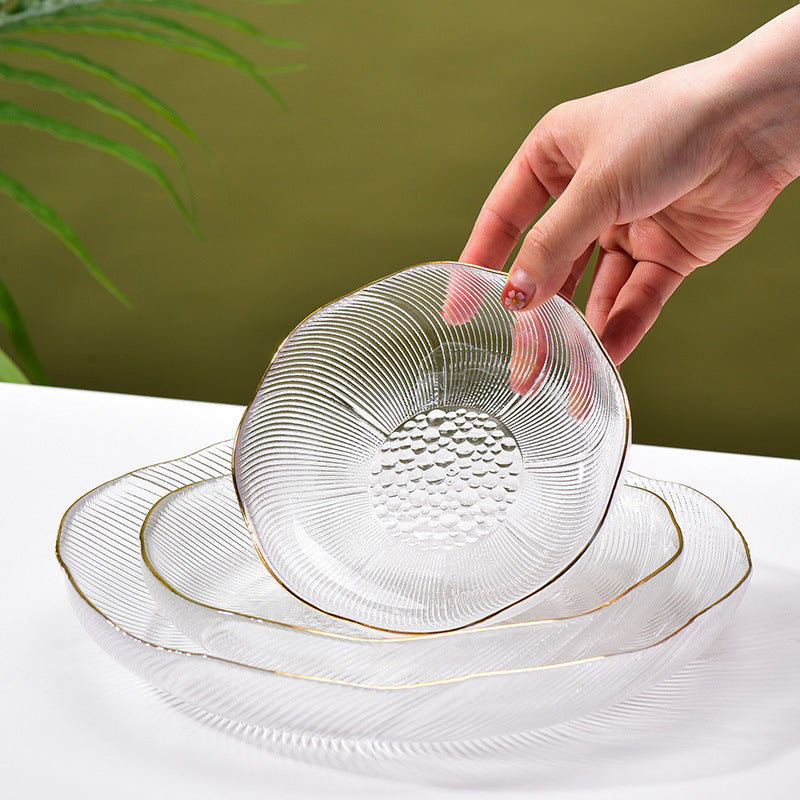 Glass Salad Plate Nestasia
