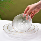 Glass Salad Plate Nestasia