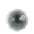 Glass Grey Dish Set of 3 Nestasia