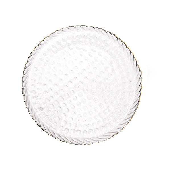 Glass Snack Plate Nestasia