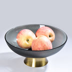 Grey and Gold Fruit Bowl Nestasia