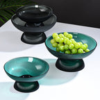 Ribbed Grey Fruit Bowl Small Nestasia