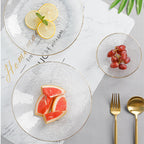Gold Rimmed Glass Dessert Bowl 100 ml Nestasia
