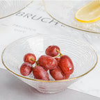 Gold Rimmed Glass Dessert Bowl 100 ml Nestasia