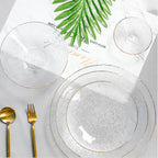 Gold Rimmed Glass Dessert Bowl 100 ml Nestasia