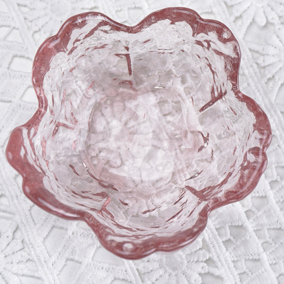Sakura Styled Glass Dip Bowl Set of 2 Nestasia