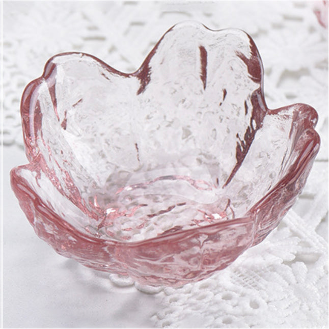 Sakura Styled Glass Dip Bowl Set of 2 Nestasia