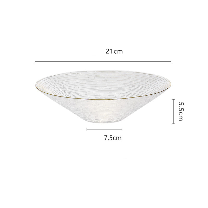 Decorative Glass Salad Bowl Nestasia