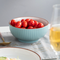 Dune Textured Serving Bowl Blue 650 ml Nestasia