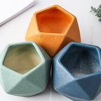Blue Abstract Plant Pot Nestasia