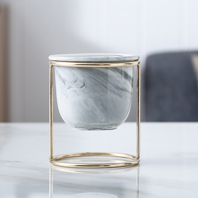 Botanica Marble Grey Planter with Stand Nestasia
