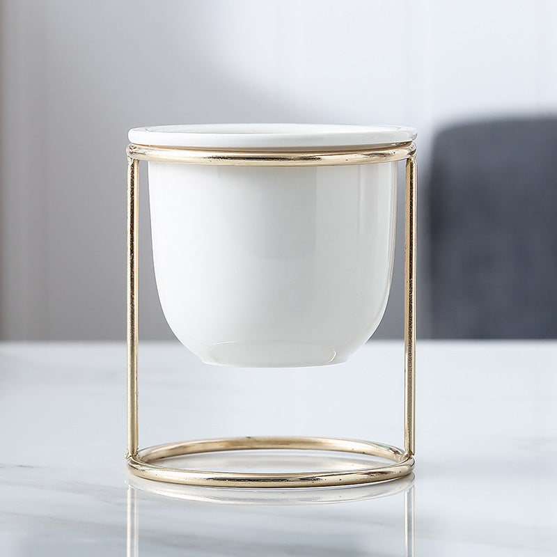 Botanica White Planter with Stand Nestasia