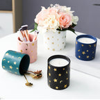 Stars and Moons Pink Ceramic Organiser Nestasia