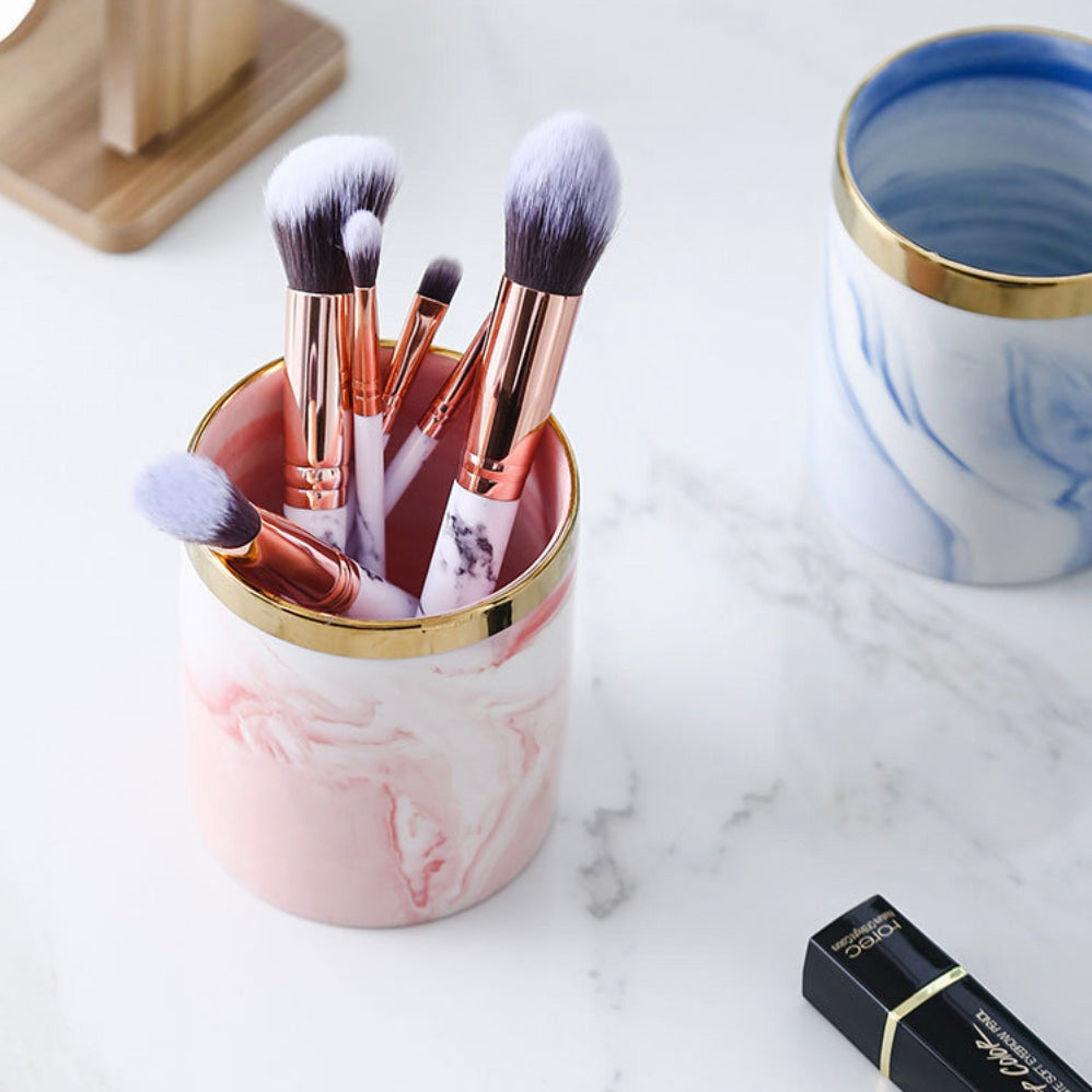 Luxe Ceramic Organiser Pink Nestasia
