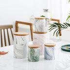 Marble Grey Jar with Lid Nestasia