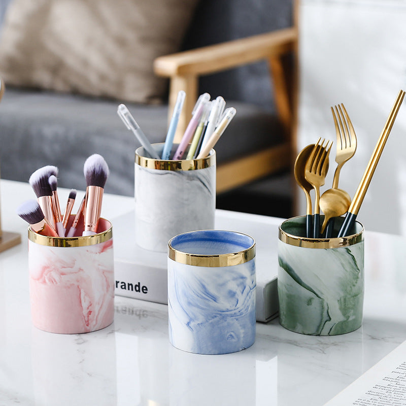 Luxe Ceramic Tumbler Blue Nestasia