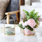 Cacti Frame Marble Ceramic Planter Green Nestasia