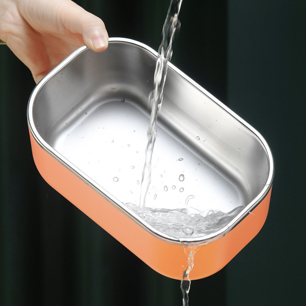 Fresh Meal Electric Hot Lunch Box Orange Nestasia