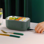 Fresh Meal Electric Hot Lunch Box Green Nestasia